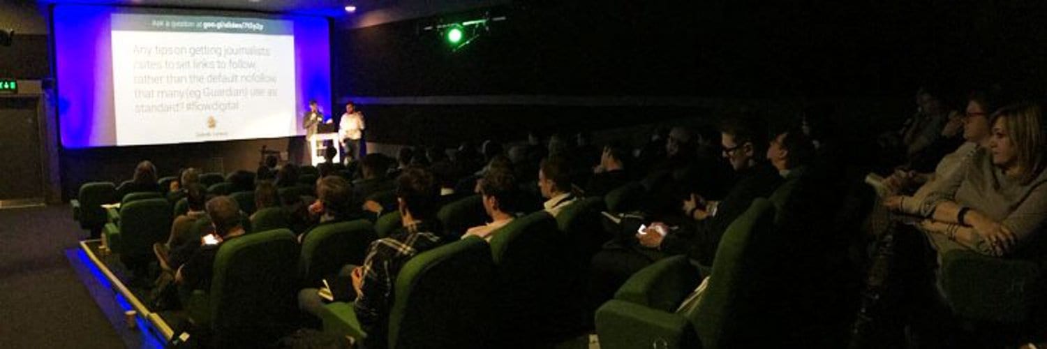 A full screen at Tyneside Cinema for one of Ian Ferguson's free ecommerce SEO seminars